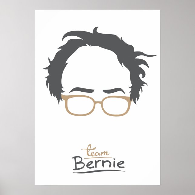 Poster Équipe Bernie - Bernie Sanders pour président (Devant)