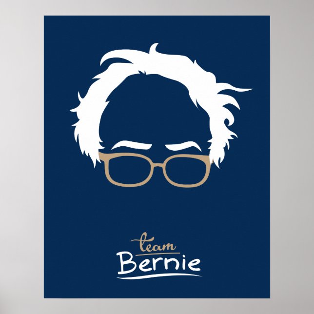 Poster Équipe Bernie - Bernie Sanders pour président (Devant)