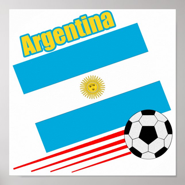 Poster Équipe d'Argentine de football (Devant)