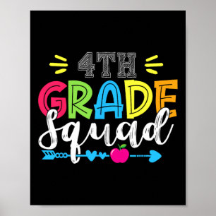 Poster Équipe de 4e année Équipe Ck Retour à l'école Ense