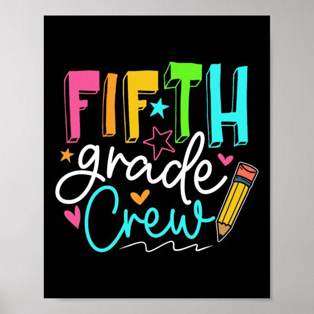 Poster Équipe de 5e année Étudiante de 5e année (Devant)