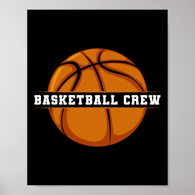 Poster Équipe de basket-ball (Devant)