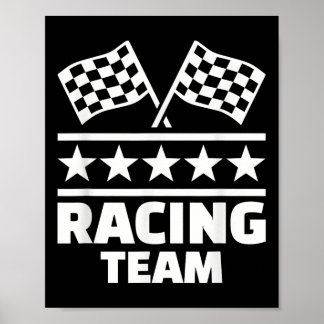 Poster Équipe de course