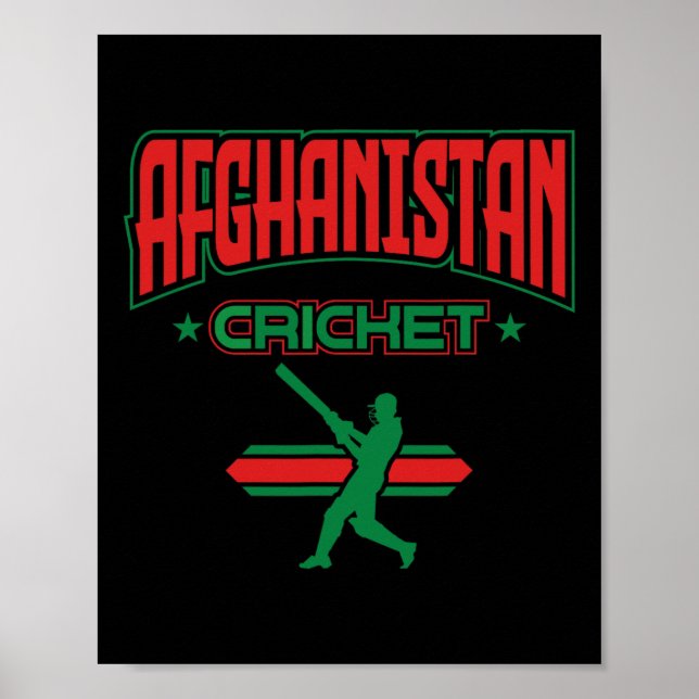 Poster Équipe de cricket d'Afghanistan 1  (Devant)