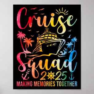 Poster Équipe de croisière 2025 Famille de jumelage de va