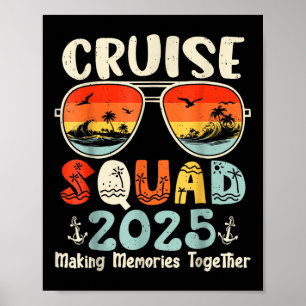 Poster Équipe de croisière 2025 Famille de jumelage de va