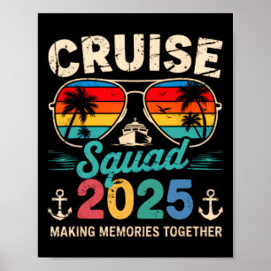 Poster Équipe de croisière 2025 Groupe familial correspon