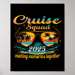 Poster Équipe de croisière 2025 Groupe familial correspon