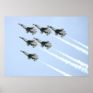 Poster Équipe de démonstration en vol de Thunderbirds