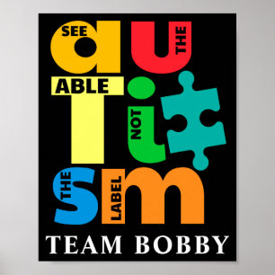 Poster Équipe de famille appariée pour la sensibilisation