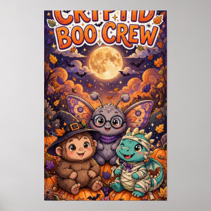 Poster Équipe de fantômes de cryptide pour l'affiche d'Ha