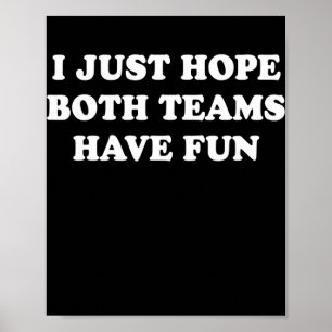 Poster Équipe de football américain Have Fun Funny