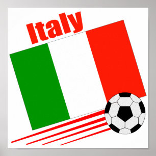 Poster Équipe de football de l'Italie