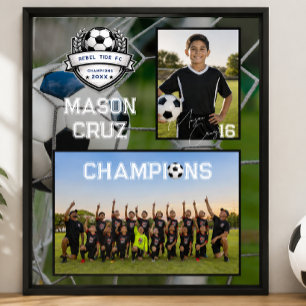 Poster Équipe de football   Photo Memory Mate