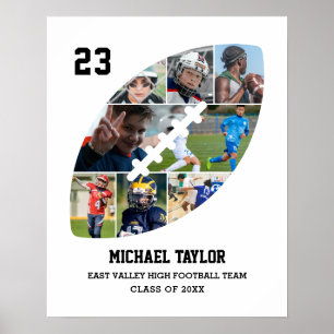 Poster Équipe de football Senior Graduation Ball Photo Co