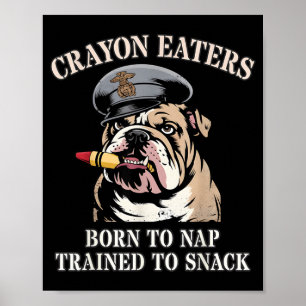 Poster Équipe de friandises nées pour faire la sieste man