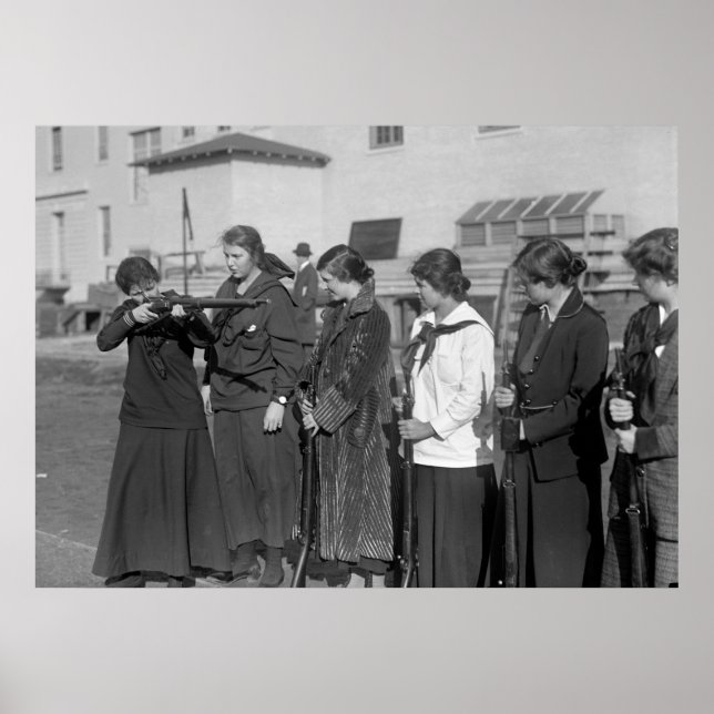 Poster Équipe de fusils, 1916 (Devant)