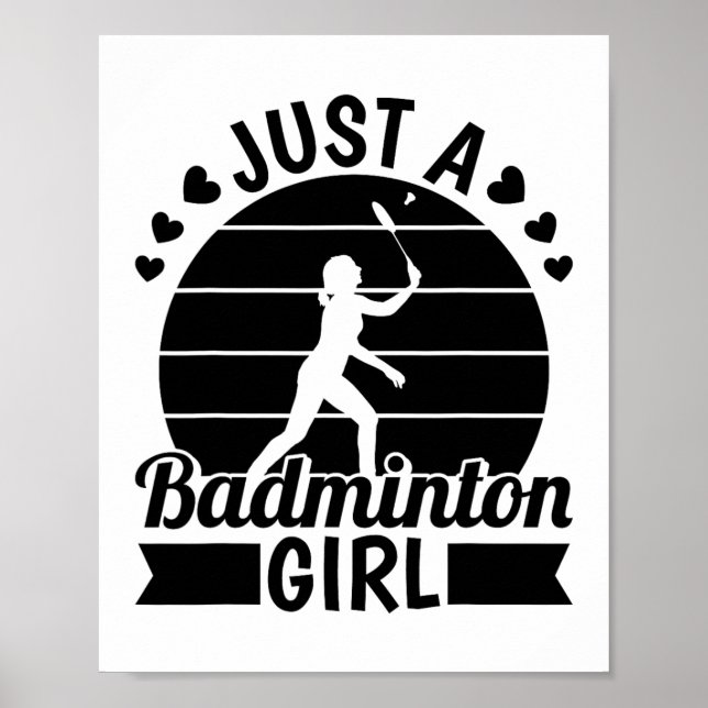 Poster Équipe De Joueurs De Badminton - Navette Juste Un  (Devant)