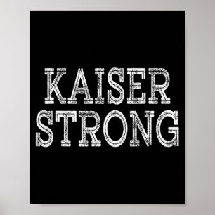 Poster Équipe de KAISER Strong Squad pour la réunion de f