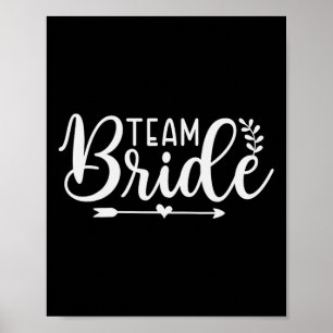 Poster Équipe de mariée Bachelorette Party Bridesmaid Épo