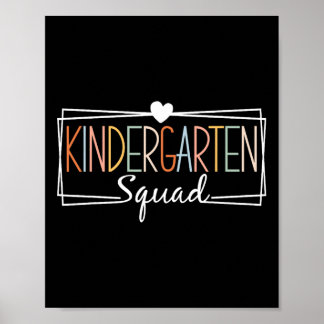 Poster Équipe de maternelle Enseignants Enfants Maternell