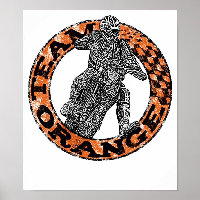 Poster Équipe de Moto (Devant)