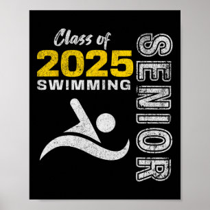 Poster Équipe De Natation Senior Cl De 2025 - Graduation