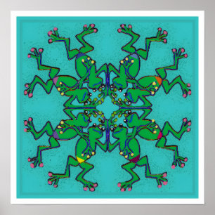 Poster Équipe de natation synchronisée