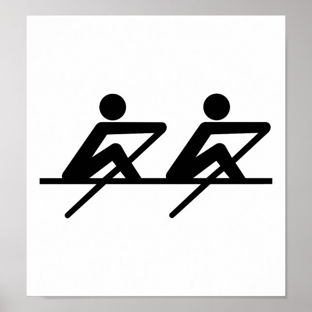 Poster Équipe de pagaie (Devant)