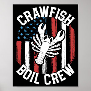 Poster Equipe De Réchauffe De Crawfish Fantastique Chemis