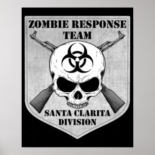 Poster Équipe de réponse de zombi : District de Santa