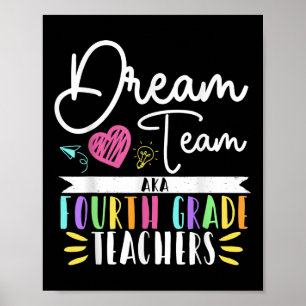 Poster Équipe de rêve de 4e année aka Enseignant de quatr