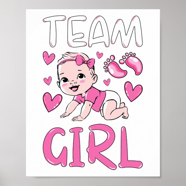 Poster Équipe de révélation de genre Jeux de filles (Devant)
