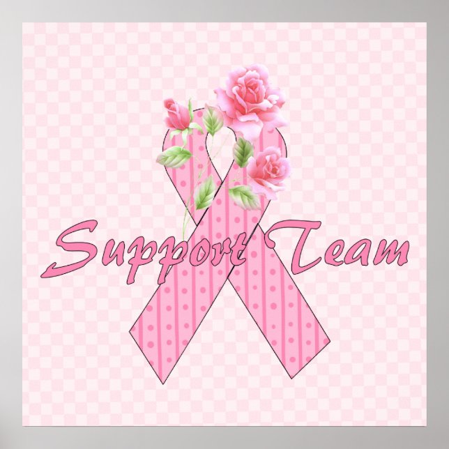 Poster Équipe de soutien au cancer du sein (Devant)