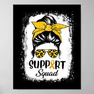 Poster Équipe de soutien Gles Bun Messy Prix Cancer de l'