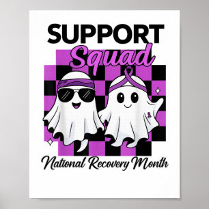 Poster Équipe de soutien Recul national Mois de la dépend