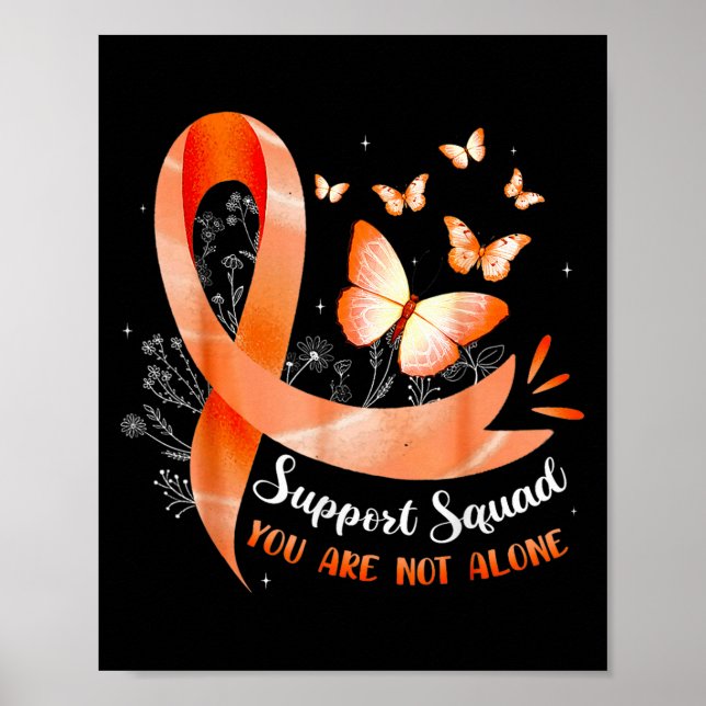 Poster Équipe de soutien Vous n'êtes pas les seuls lauréa (Devant)