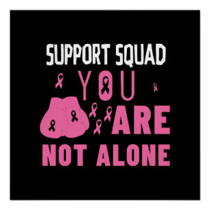 Poster Équipe de soutien Vous n'êtes pas seul