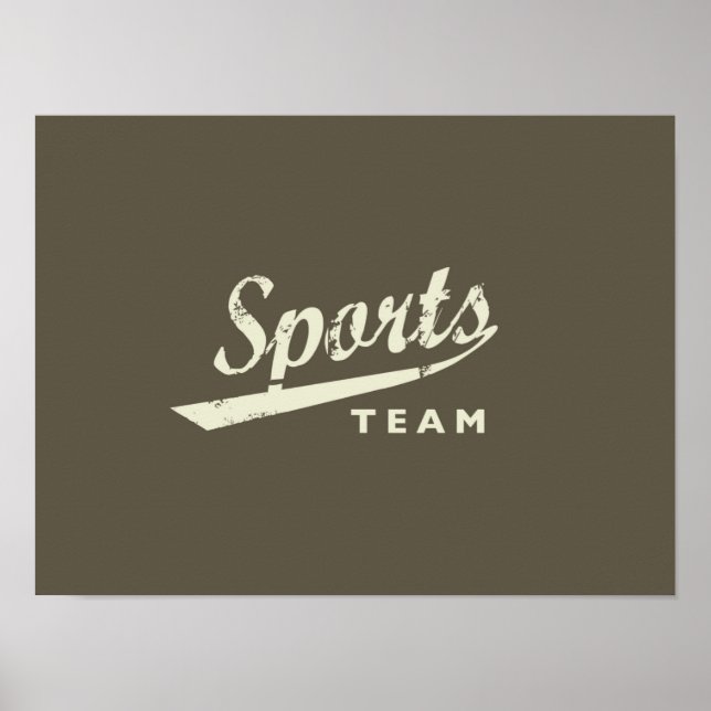 Poster Équipe de sport générique (Devant)