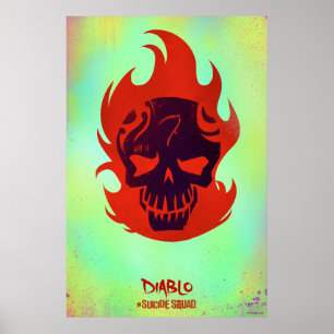 Poster Équipe de suicide   Icône Diablo Head