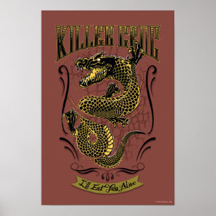 Poster Équipe de suicide   Tatouage Croc