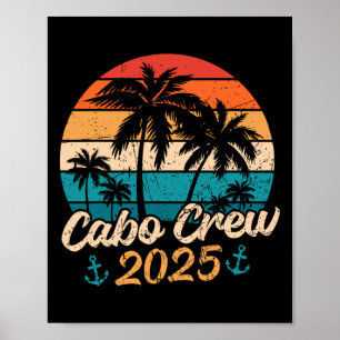 Poster Équipe de vacances drôle au Mexique à Cabo 2025 as