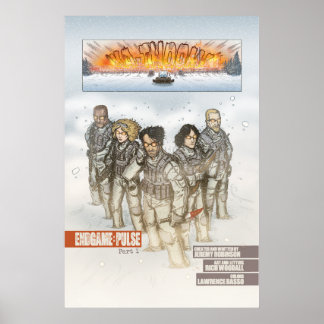 Poster Équipe d'échecs Comics Book Art