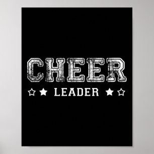 Poster Équipe d'esprit de meneuse de claque Monde Varsity