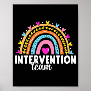 Poster Équipe d'intervention de réponse Mens enseignant é