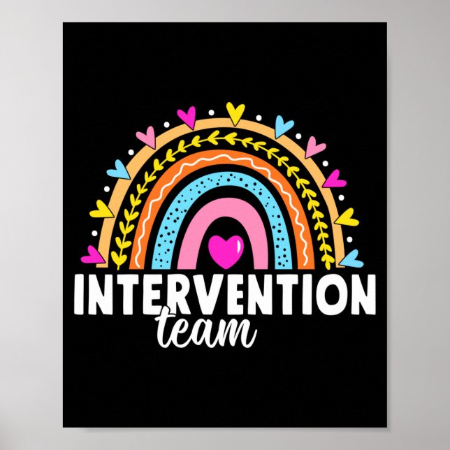 Poster Équipe d'intervention de réponse Mens enseignant é (Devant)
