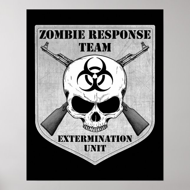 Poster Équipe d'intervention de Zombie (Devant)