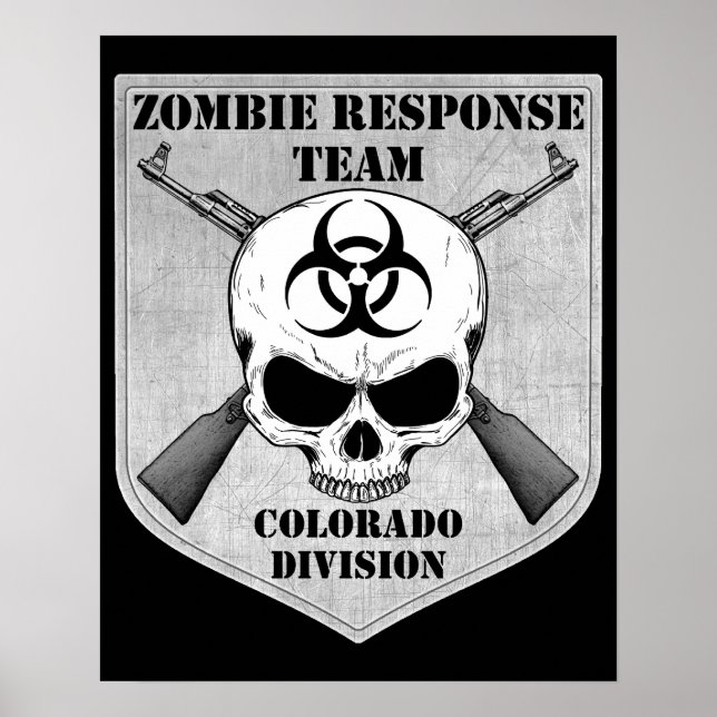 Poster Équipe d'intervention de Zombie : Division du Colo (Devant)