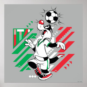 Poster Équipe d'Italie de football Graphique SYLVESTER™