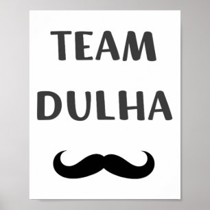Poster Équipe Dulha (équipe Groom) Mariage indien d'Asie 